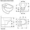 Immagine di BIDET COLIBRI SOSPESO MONOFORO CERAMICA BIANCA GEBERIT