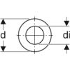 Immagine di GUARNIZIONE PER CAMPANA D 58x32 MM GEBERIT