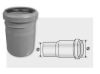 Immagine di RACCORDO DI PASSAGGIO INNESTO/PVC Ø 90F-100M MM