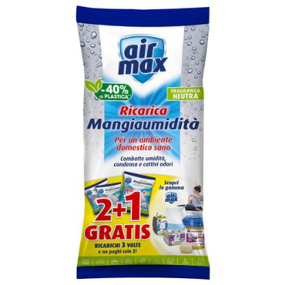 Immagine di MANGIAUMIDITA' 1350 GR RICARICA (3x450 GR) 2+1 GRATIS FRAGRANZA NEUTRA AIR MAX