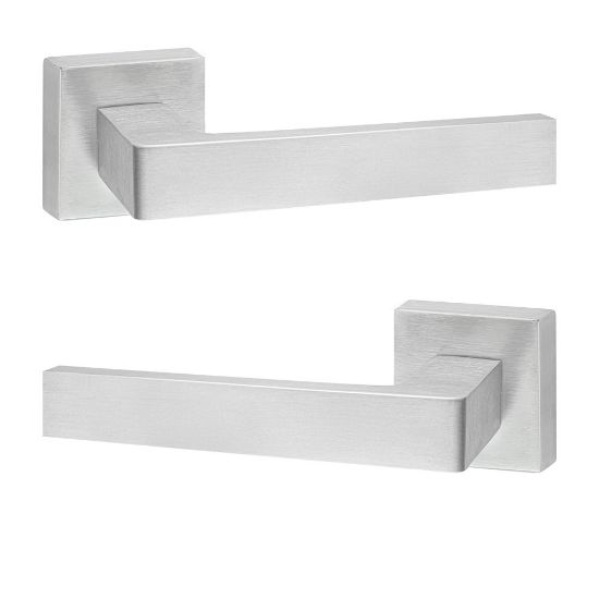 Immagine di MANIGLIA ICE QUADRA CROMO SATINATA FIMET