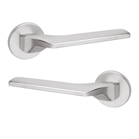 Immagine di MANIGLIA CORSA TONDA CROMO SATINATA FIMET