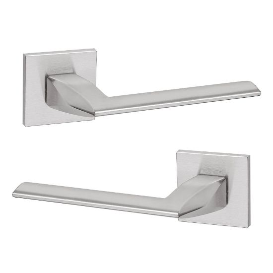 Immagine di MANIGLIA PURA QUADRA CROMO SATINATA FIMET