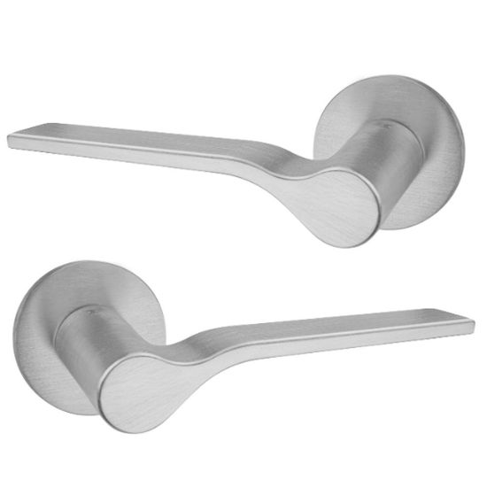 Immagine di MANIGLIA ONDA TONDA CROMO SATINATA FIMET