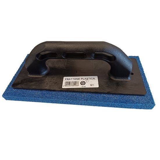 Immagine di FRATTONE IN SPUGNA BLU GRANA FINA 220x140 MM STAMPLAST