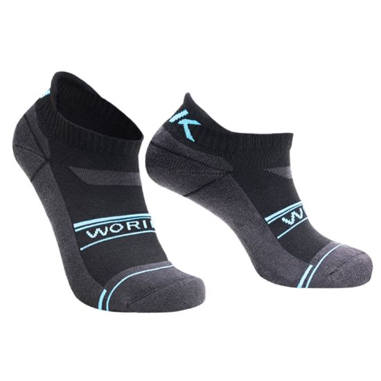 Immagine di CALZA ESTIVA ANTIODORE CORTO FOAM ODOUR FREE COLORE NERO-BLU TG. 44/47 CONFEZIONE DA UN PAIO ZERO 3