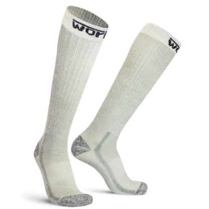 Immagine di CALZA INVERNALE TERMICA LUNGA SOFTLER MERINO COLORE GRIGIO TG. 44/46 CONFEZIONE DA UN PAIO ZERO 3