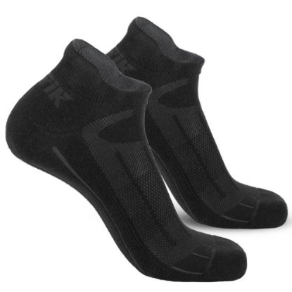 Immagine di CALZA ESTIVA COTONE BASSO SPEEDY COLORE NERO TG. 44/46 CONFEZIONE DA UN PAIO ZERO 3