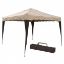 Immagine di GAZEBO PIEGHEVOLE CON BORSA 300x300 CM COLORE BEIGE VERDELOOCK