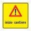 Immagine di CARTELLO STRADALE PERICOLO INIZIO CANTIERE