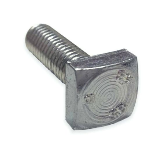 Immagine di VITE ACCIAIO ZINCATO TESTA QUADRA M. 8x25 MM PER CARTELLO STRADALE