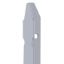 Immagine di PALO A T IN FERRO ZINCATO PER RECINZIONE 30X30X3 MM 1,50 MT