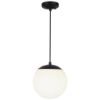 Immagine di LAMPADA A SOSPENSIONE A SFERA CON PORTLAMPADA ATTACCO E27 COLORE NERO IP44 VT-1226 V-TAC