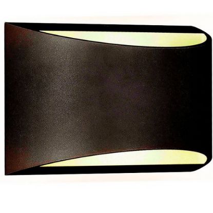 Immagine di APPLIQUE A MURO DA ESTERNO 10W DOPPIO FASCIO LUMINOSO COLORE NERO 4000K IP54 VT-815-B V-TAC