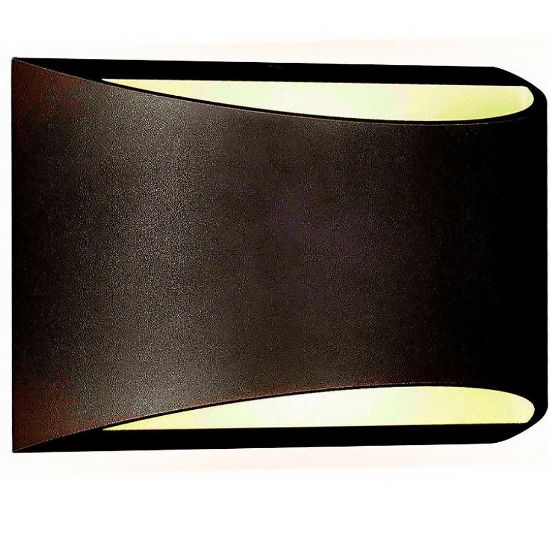 Immagine di APPLIQUE A MURO DA ESTERNO 10W DOPPIO FASCIO LUMINOSO COLORE NERO 4000K IP54 VT-815-B V-TAC