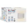 Immagine di APPLIQUE A MURO DA ESTERNO 10W DOPPIO FASCIO LUMINOSO COLORE BIANCO 4000K IP54 VT-815-W V-TAC
