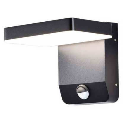 Immagine di APPLIQUE A MURO DA ESTERNO CON SENSORE DI MOVIMENTO QUADRATA 17W 150LM/W COLORE NERO 3000K IP65 VT-11020-SQ-B V-TAC