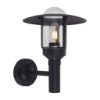 Immagine di APPLIQUE A MURO CON PORTALAMPADA A LANTERNA CON ATTACCO E27 COLORE NERO OPACO IP44 VT-1158 V-TAC