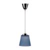 Immagine di LAMPADA A SOSPENSIONE LED 7W CAMPANA IN PLASTICA BLU CON ATTACCO IN METALLO CROMATO VT-1036-B V-TAC