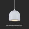 Immagine di LAMPADA A SOSPENSIONE LED 8,5W 3000K COLORE BIANCO Ø10x162 CM VT-7794-W V-TAC