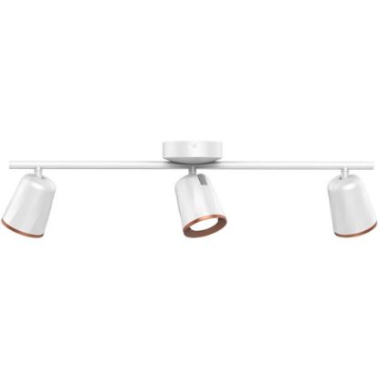 Immagine di FARETTO LED TRIPLO DA MURO 15W CON TESTA ORIENTABILE COLORE BIANCO 4000K IP20 VT-818-W-N V-TAC