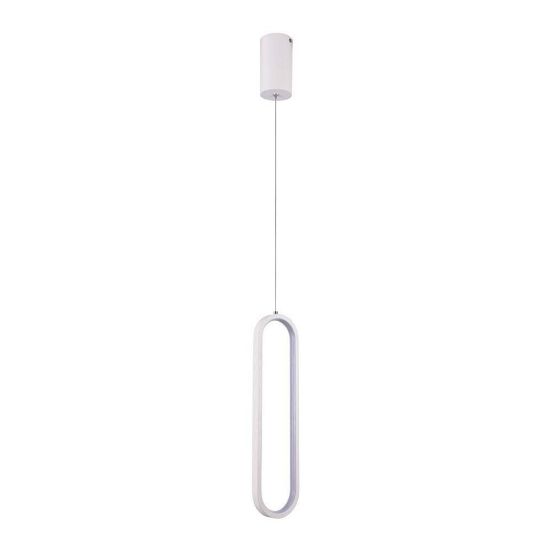 Immagine di LAMPADA A SOSPENSIONE LED 13W 4000K DESING MODERNO DIMENSIONE 7x10 CM COLORE BIANCO VT-7829-W V-TAC