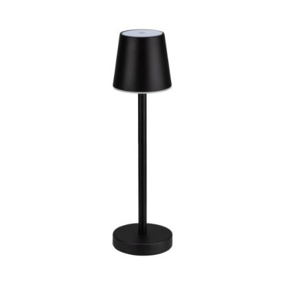 Immagine di LAMPADA LED DA TAVOLO A BATTERIA RICARICABILE 3W COLORE NERO DIMMERABILE 4000K VT-7703-RB-B V-TAC