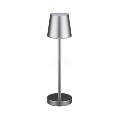 Immagine di LAMPADA LED DA TAVOLO A BATTERIA RICARICABILE 3W COLORE GRIGIO DIMMERABILE 4000K VT-7703-RB-G V-TAC