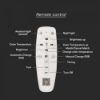 Immagine di PLAFONIERA LED CON TELECOMANDO DIMMERABILE CCT 130W VT-7962 V-TAC