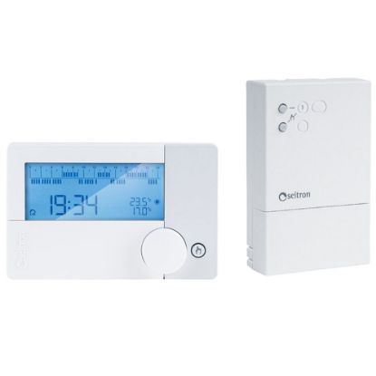Immagine di CRONOTERMOSTATO GIORNALIERO/SETTIMANALE MODELLO FREETIME EVO RADIO SEITRON