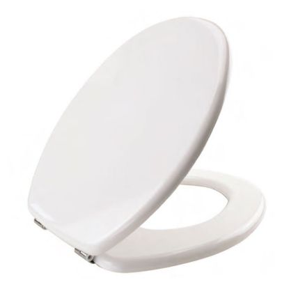 Immagine di COPRIWATER UNIVERSALE IN POLIESTERE CHIUSURA NORMALE BIANCO LUCIDO