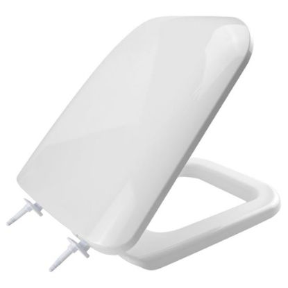 Immagine di COPRIWATER UNIVERSALE CHIUSURA NORMALE BIANCO LUCIDO