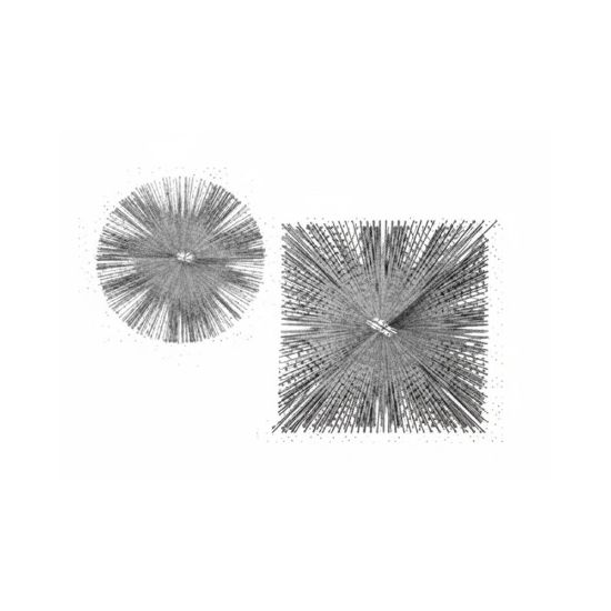 Immagine di SCOVOLO PER CAMINO IN ACCIAIO D.250 MM ATTACCO M.12