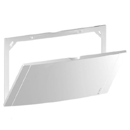 Immagine di TECOFIX PLACCA DI COPERTURA BIANCA CON SPORTELLO MAGNETICO PER CASSETTA TXA02