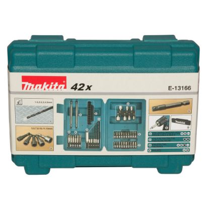 Immagine di VALIGETTA KIT PEZZI 42 ACCESSORI, INSERTI E PUNTE  MAKITA