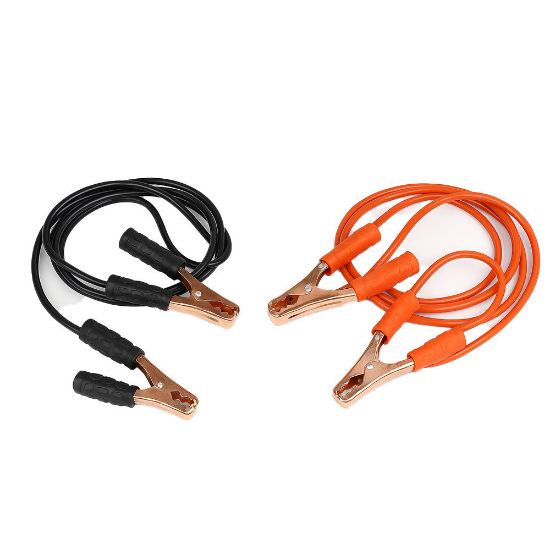 Immagine di COPPIA DI CAVI BATTERIA 400AH LUNGHEZZA 2,5 MT CON PINZE NON ISOLATE