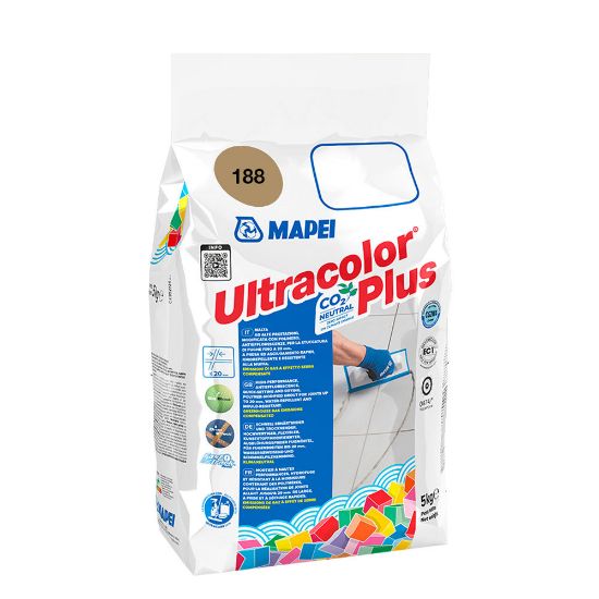 Immagine di STUCCO CEMENTIZIO PRESA RAPIDA 188 BISCOTTO ULTRACOLOR PLUS 5 KG MAPEI
