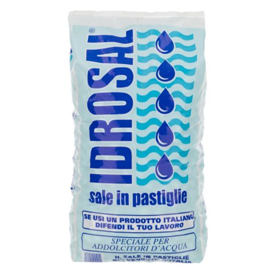 Immagine di SALE A PASTICCHE CILINDRICHE RICRISTALLIZZATO PURISSIMO SACCO DA 25KG LOCATELLI SALINE