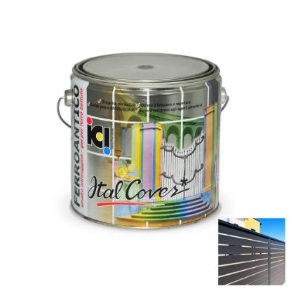 Immagine di SMALTO FERROANTICO ANTRACITE 2,5 LT ITALCOVER