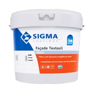 Immagine di FINITURA ACRIL-SILOSSANICA FACADE TEXTOSIL 14 LT WN BIANCO PPG SIGMA