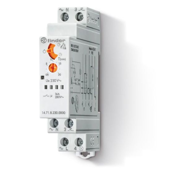 Immagine di RELÈ AD IMPULSI ELETTRONICO MULTIFUNZIONE 16A FINDER