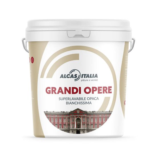 Immagine di SUPERLAVABILE GRANDI OPERE BIANCO BB 5 LT ALCAS