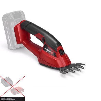 Immagine di CORPO MACCHINA A BATTERIA FORBICI PER ERBA GE-CG 18/1 LI SOLO 18V EINHELL