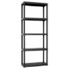 Immagine di SCAFFALE IN POLIPROPILENE A 5 RIPIANI CM 90X40 H176  ART PLAST