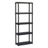 Immagine di SCAFFALE IN POLIPROPILENE A 5 RIPIANI CM 70X30 H 176  ART PLAST