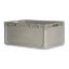 Immagine di CONTENITORE INDUSTRIALE MODULARE L 60 P 40 H 32 CM GRIGIO SENZA COPERCHIO ART PLAST
