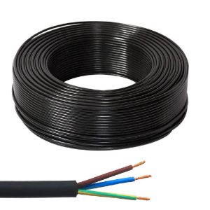 Immagine di CAVO GOMMATO NERO H07RN Ø 3x1 MM² ROTOLO DA 100 MT