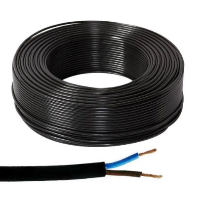 Immagine di CAVO GOMMATO NERO H07RN Ø 2x1 MM² ROTOLO DA 100 MT