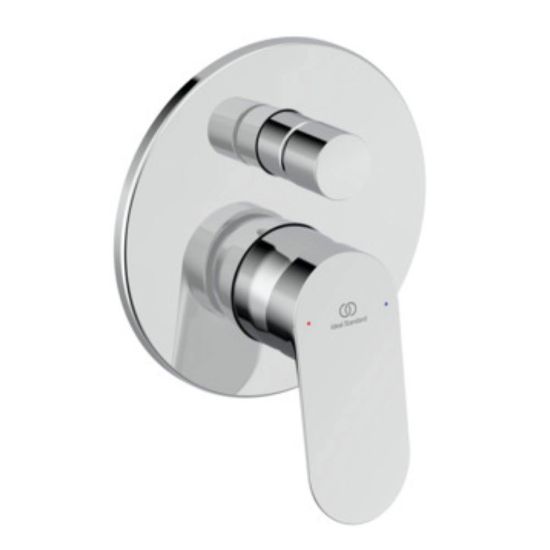 Immagine di MONOCOMANDO INCASSO DOCCIA CON DEVIATORE CERALIFE O CROMO IDEAL STANDARD