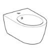 Immagine di BIDET ICON 2022 SOSPESO CERAMICA BIANCA GEBERIT